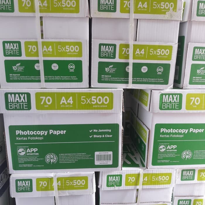 

Dijual Pesanan paket kertas Hvs Maxi A4 70gr terbaik