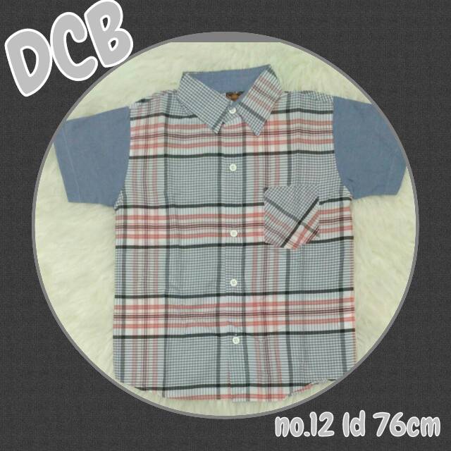Kemeja katun Anak DCB &amp; Ooga Booga