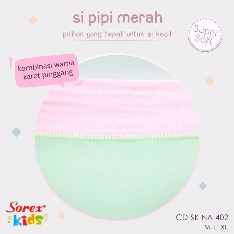 SOREX Kids Celana Dalam Anak-Wanita NA 402 Super Soft