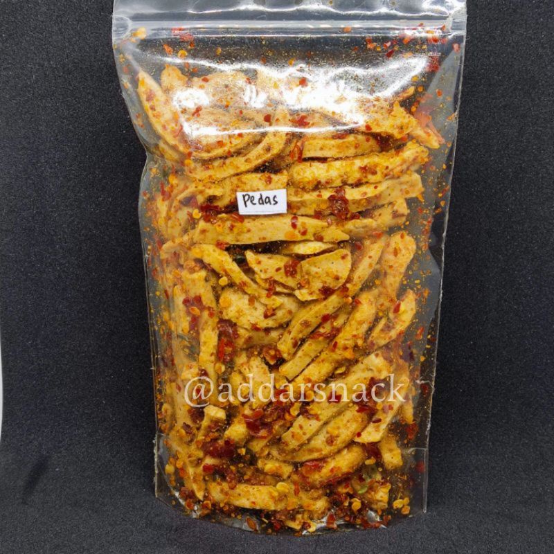 Basreng Stik Bumbu Basah Daun Jeruk/Basreng Pedas 100 Gram