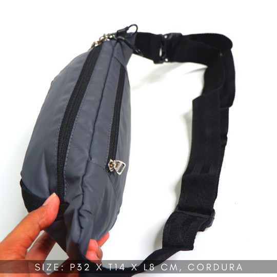 TAS PRIA LEVEL PRO FASHION WAISTBAG WATERPROOF MURAH BERKUALITAS