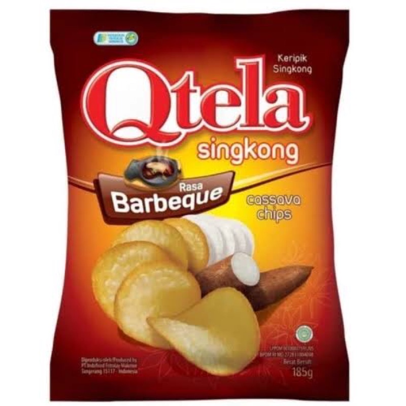 

Qtela Keripik Singkong Rasa Barbeque 185gr