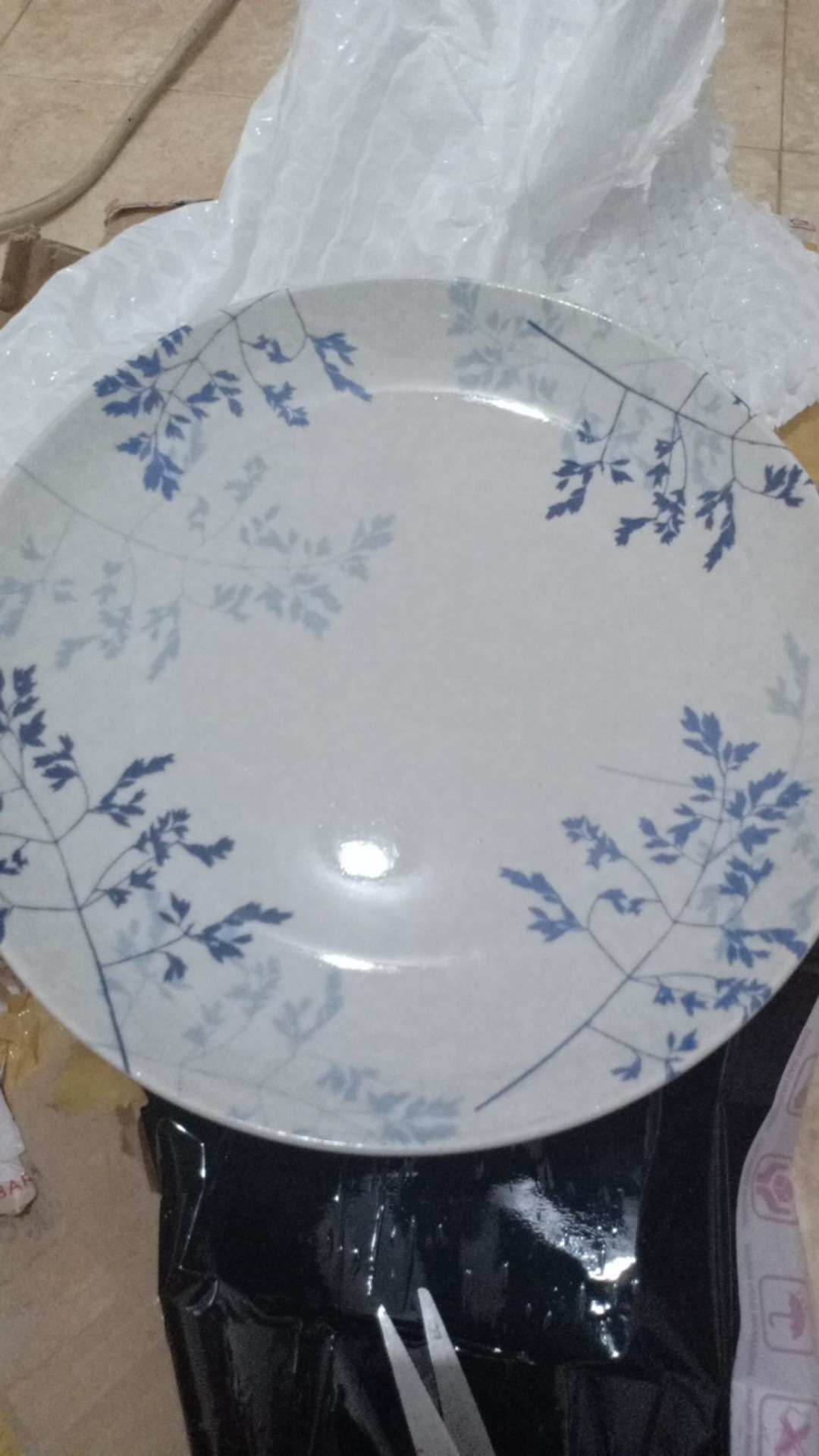 [limited Stock] Piring Aestetik Motif Klasik Plate And Bowl Keramik