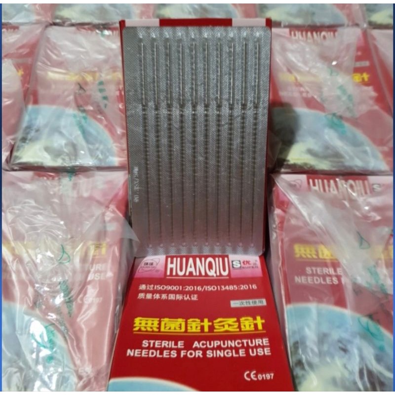 Jarum Akupuntur HuanQiu / Acupunture Needle / 0.35x75 ( 3 cun )