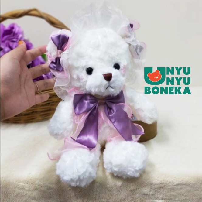 Boneka teddy bear import lembut 32cm beruang house kado hadiah ultah souvenir hampers