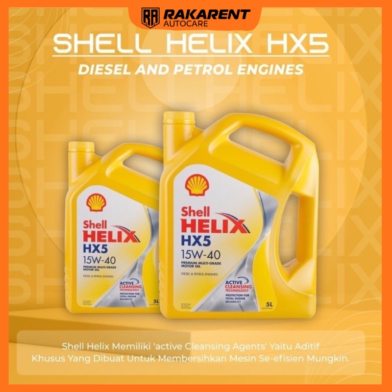 OLI MESIN MOBIL Shell Helix HX5