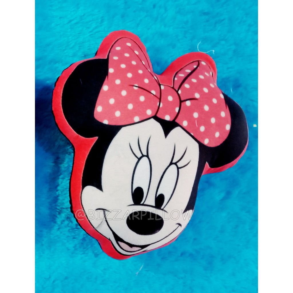 Bizzarpillow Bantal Kepala Mickey Minnie size M BZ123