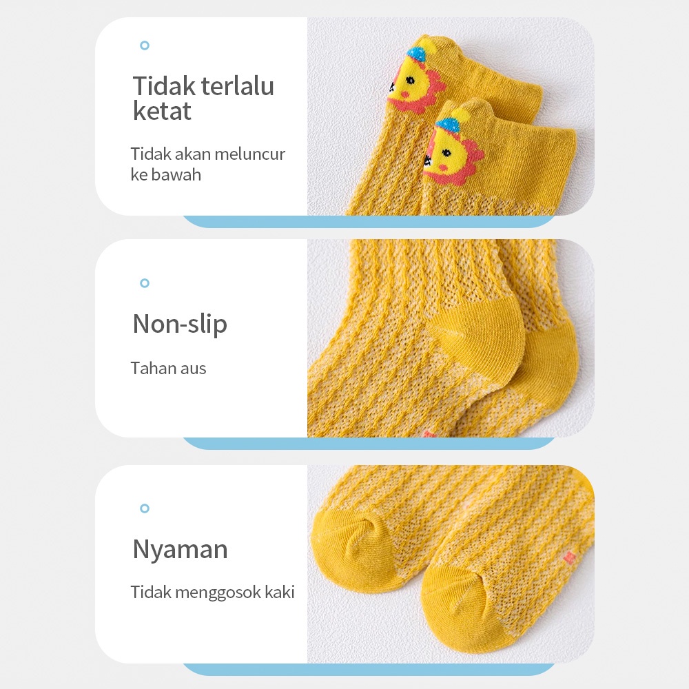 Halobaby Kaos Kaki Panjang Bayi Perempuan Cewek Anti Slip / Baby Socks