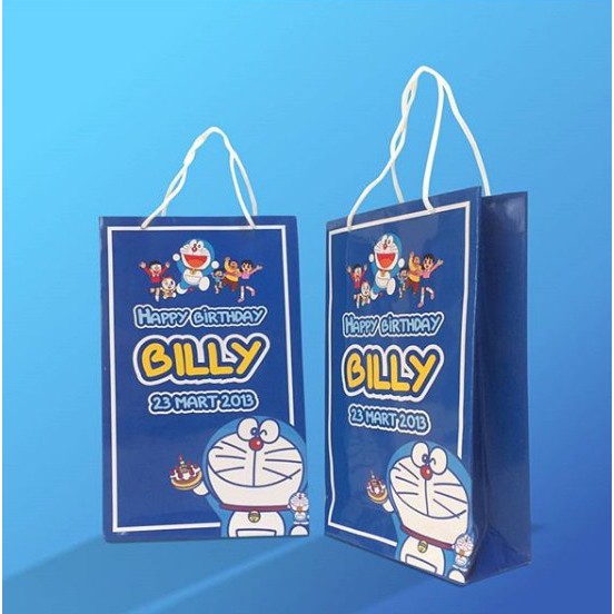 

Paperbag custom S potrait ukuran 10x5x17 cm