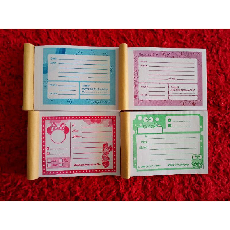 

Label Pengiriman Paket Olshop Label Alamat Nota Pengiriman Olshop Murah