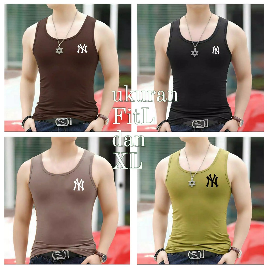 singlet NY // singlet cowo // singlet pria // singlet terbaru -mukzhop/[bisa cod]