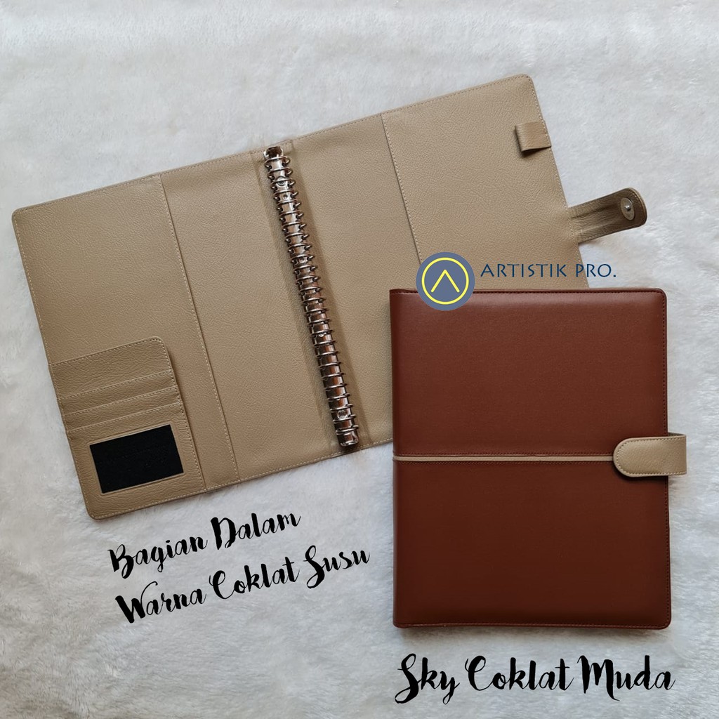 

RB BINDER POLOS SKY FORMAL WARNA KOMBINASI A5/20RING DAN B5/26RING