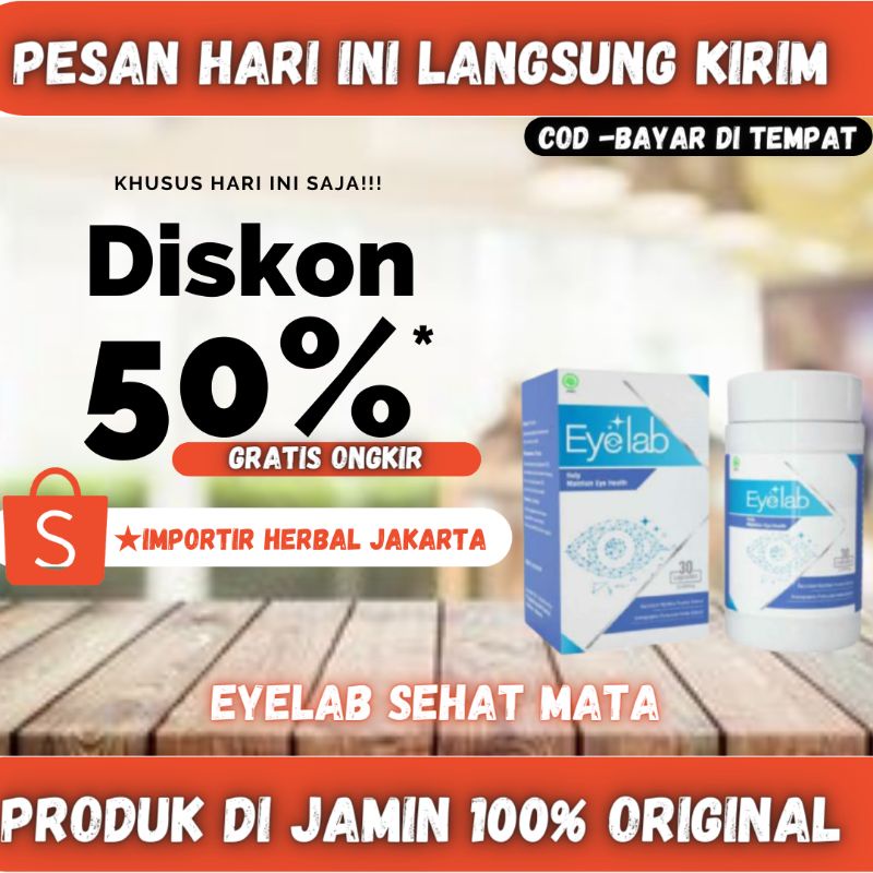 Eyelab Asli Obat Mata Minus Plus 100% Original Herbal BPOM