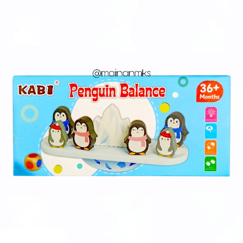 WOODEN TOYS KABI PENGUIN BALANCE