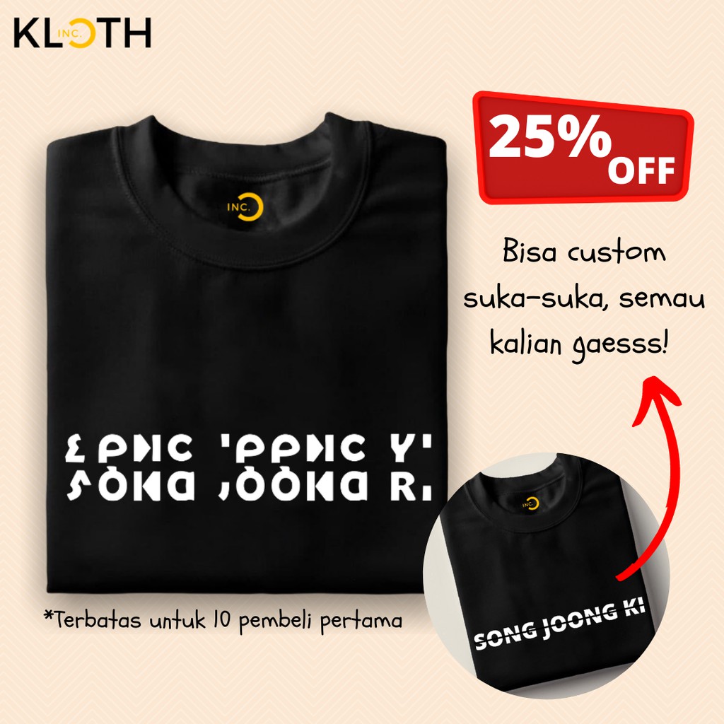 Kaos Custom Anti Bucin / Kaos Ilusi Viral Tiktok Cotton Combed 24s Bisa Upgrade Lengan Panjang