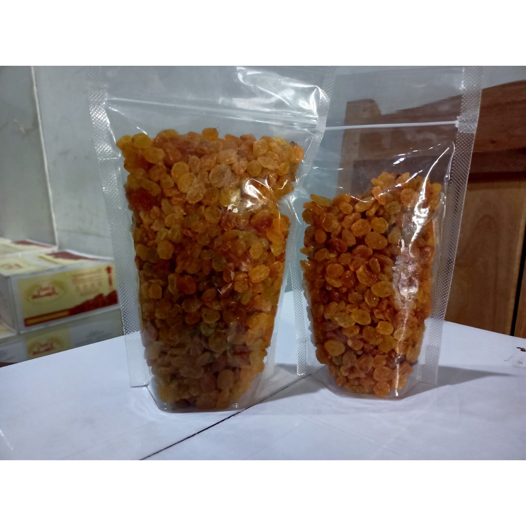 

Kismis Manis Repacking 500gr (dari kemasan 10 kg)