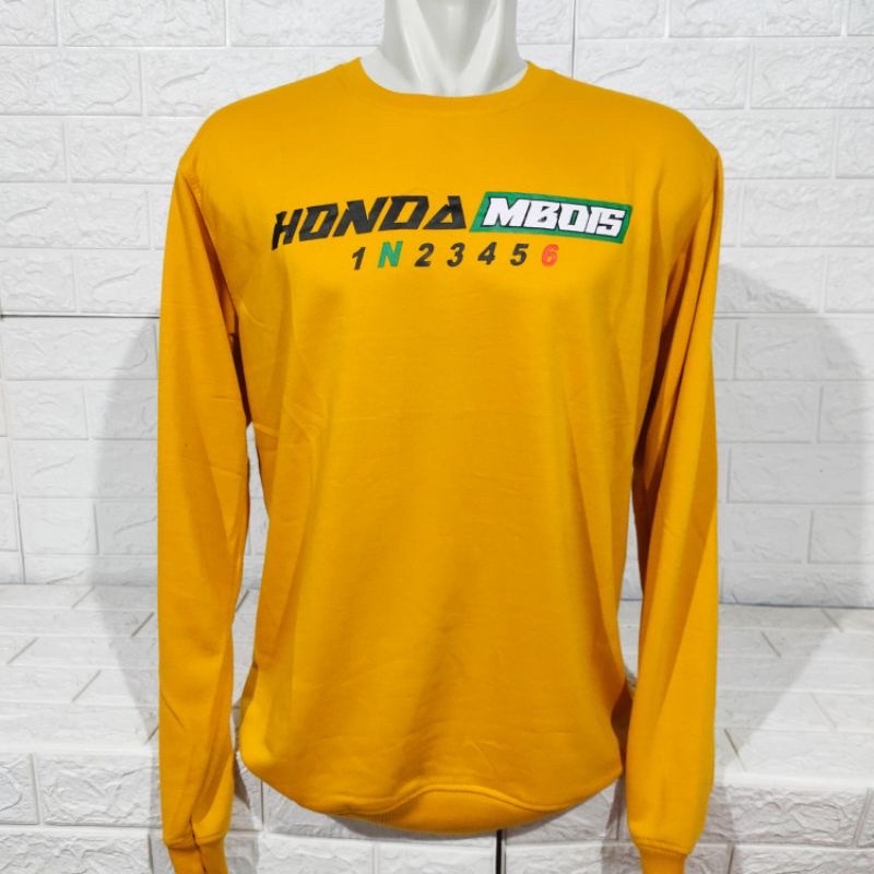 sweater crewneck honda mbois sunmori honda panjang