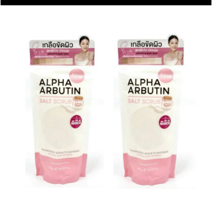 [COD] NEW Body Shower Alpha Arbutin Whitening I Lulur Dengan Kandungan Scrub dan Garam Mandi AMPUH Memutihkan Badan BPOM 100% Original