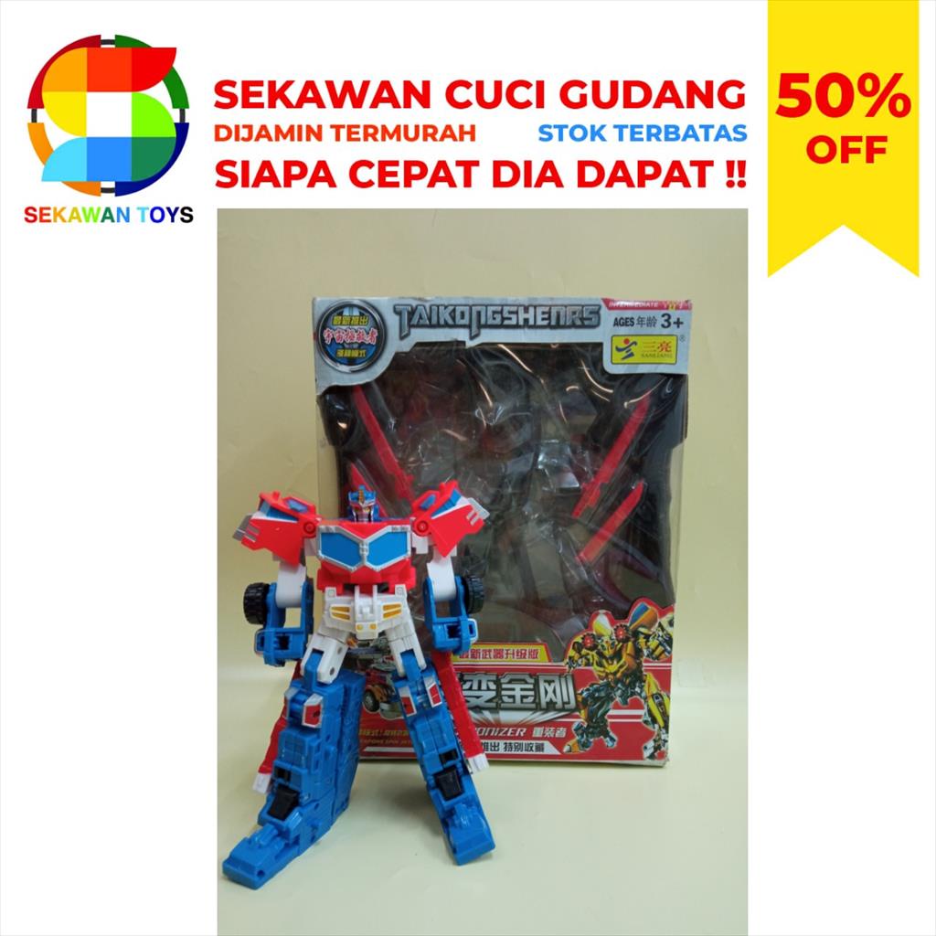 Mainan Robot/Taikong Weaponize Sekawan Sale 19