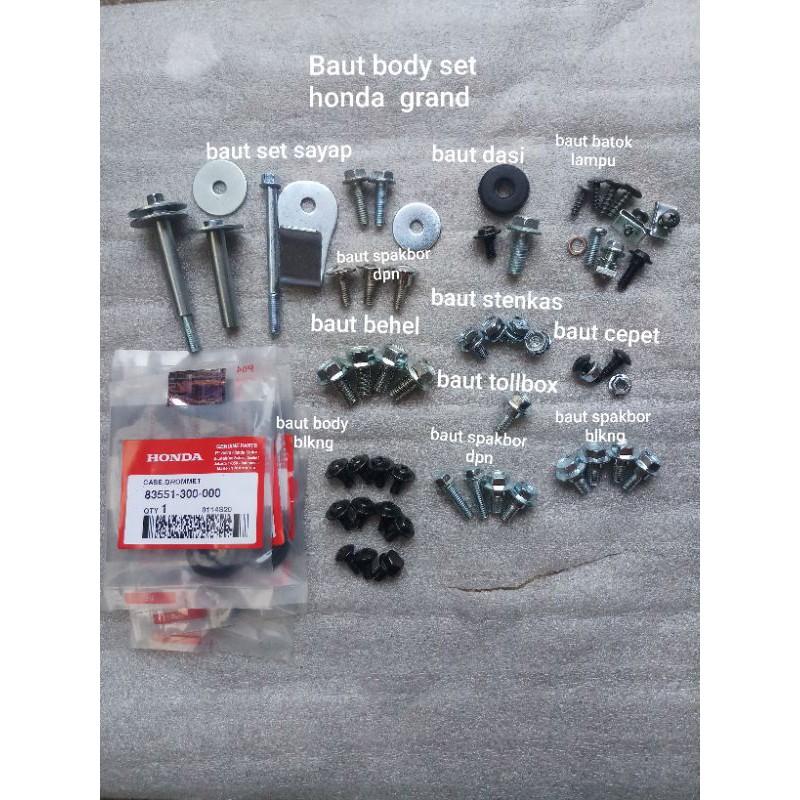 Baut Cover Body Full Set Astrea Grand Bulus Sabit