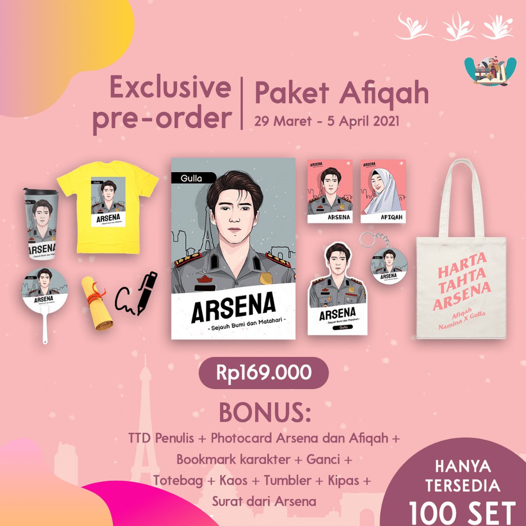 NOVEL ARSENA Penulis Gulla-PAKET AFIQAH