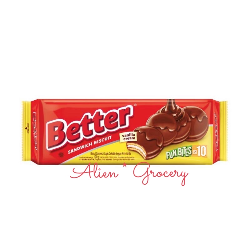 Roma Better Fun Bites Sandwich Biscuit Vanilla Cream 100gr