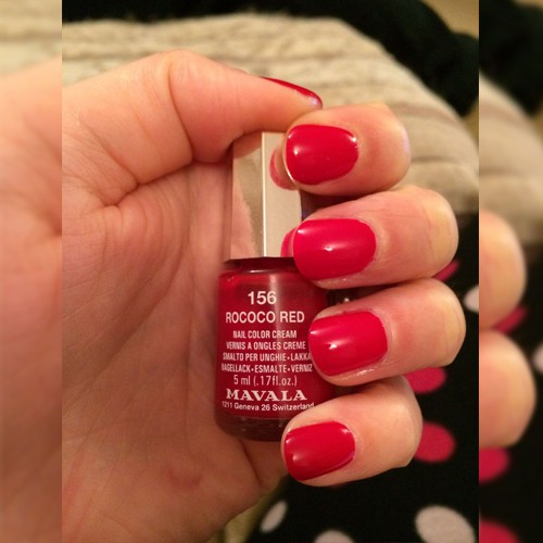 Mavala Nail Polish Rococo Red