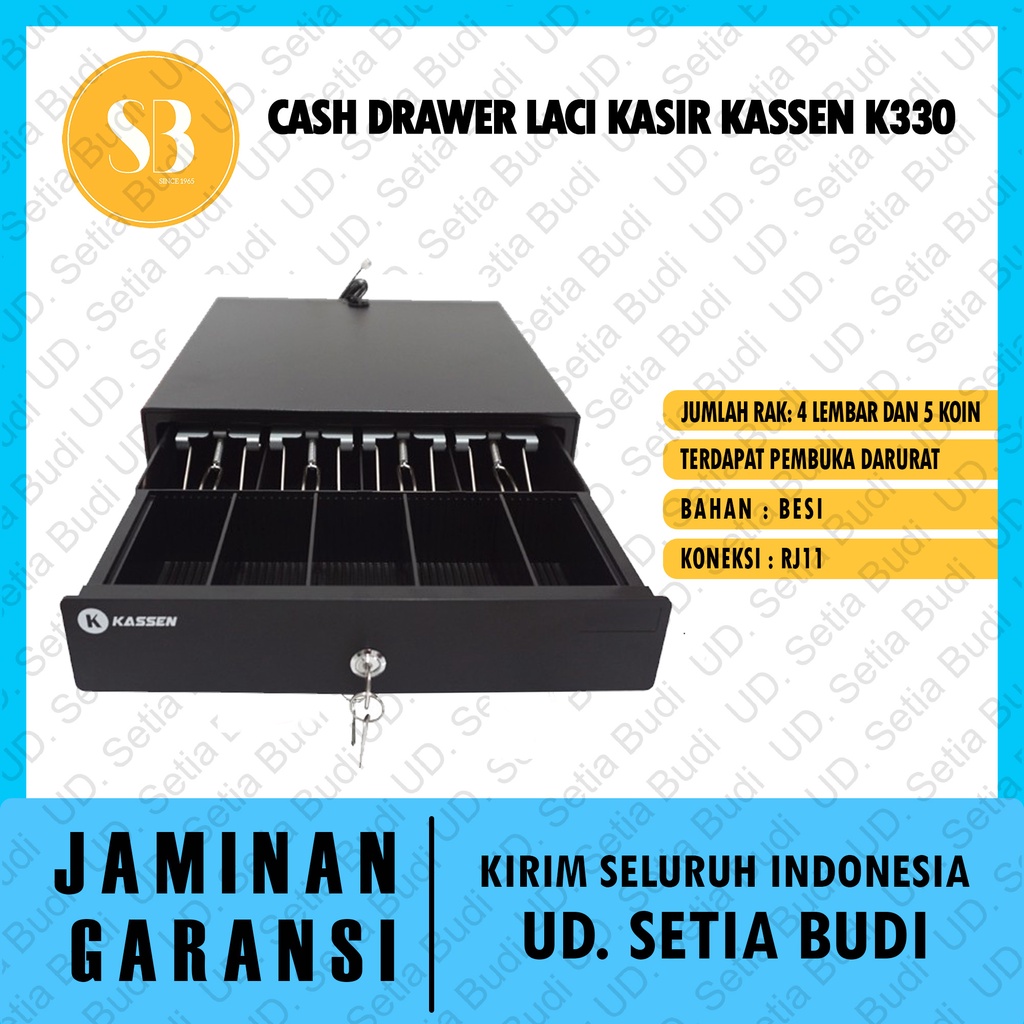 Cash Drawer Laci Kasir Kassen K 330 K330