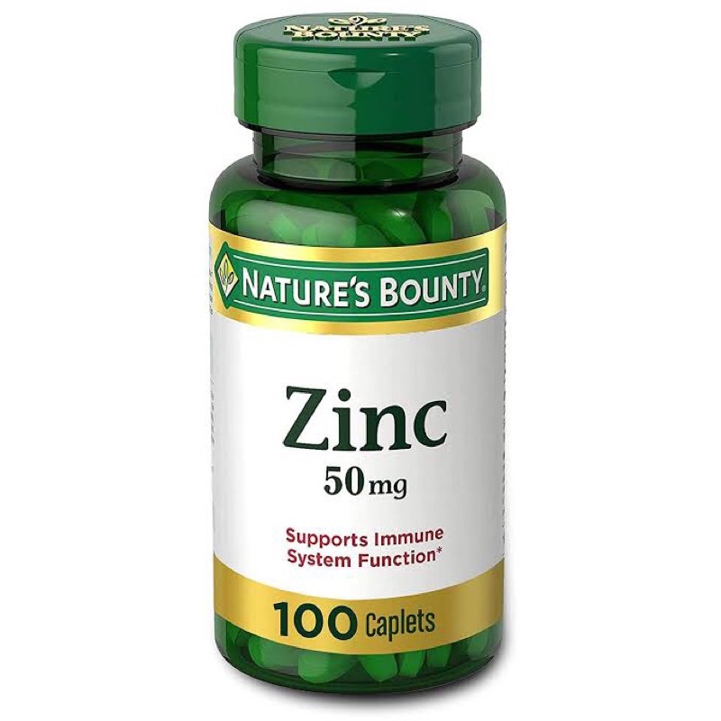 Nature’s Bounty Zinc 50mg 100% ORIGINAL