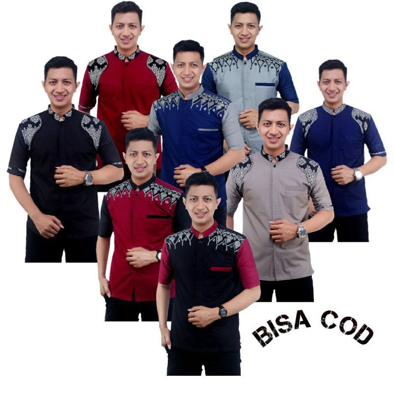 BAJU KOKO KURTA DEWASA BAJU KOKO PRIA BAJU KOKO SIZE M L XL XXL
