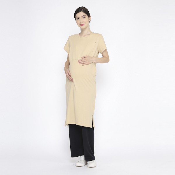 

Mamibelle Miji Tunik Hamil & Menyusui Beige Premium