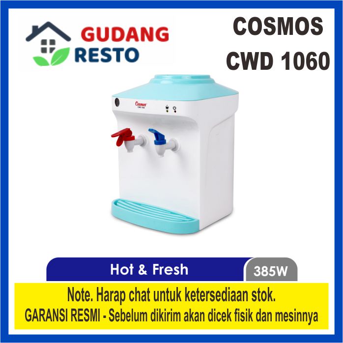 COSMOS DISPENSER AIR GALON ATAS CWD 1060 / CWD1060 PANAS DAN NORMAL / HOT &amp; FRESH WATER DISPENSER CWD-1060 UKURAN GALON 18L