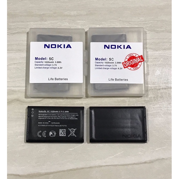 Baterai Original Nokia 5c 4c 105 106 107 150 215 216 220 222