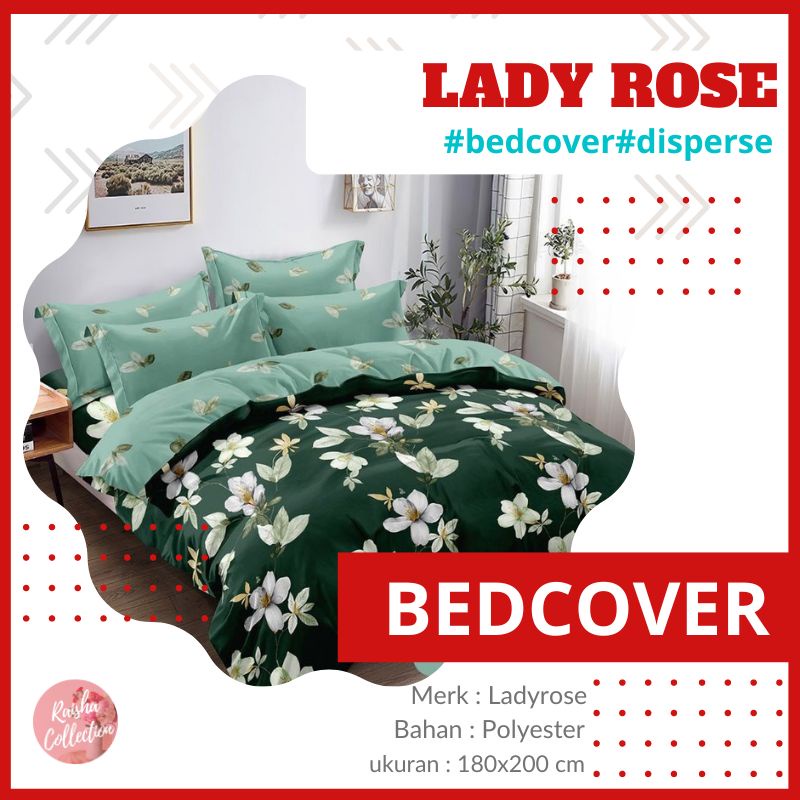 Bedcover Lady Rose King Size Flat