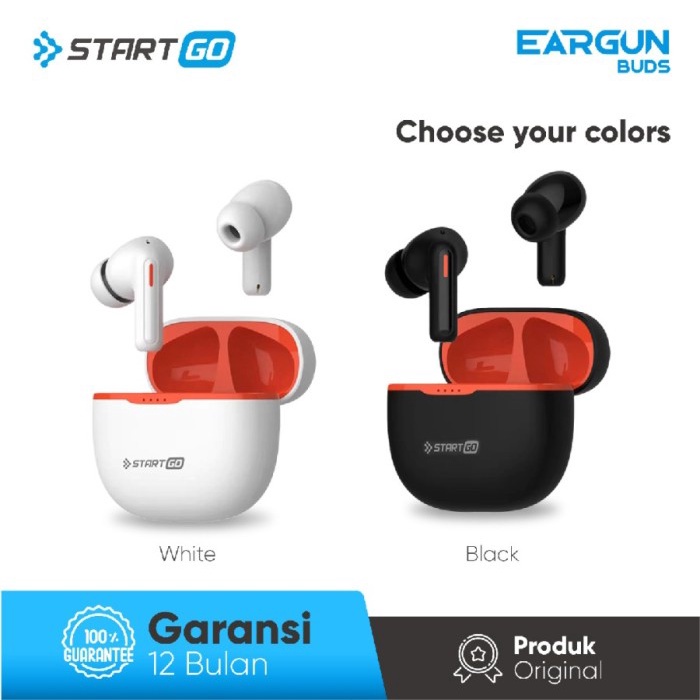 ADVAN STARTGO EarGun Buds TWS Bluetooth Wireless Earphone Garansi Resmi