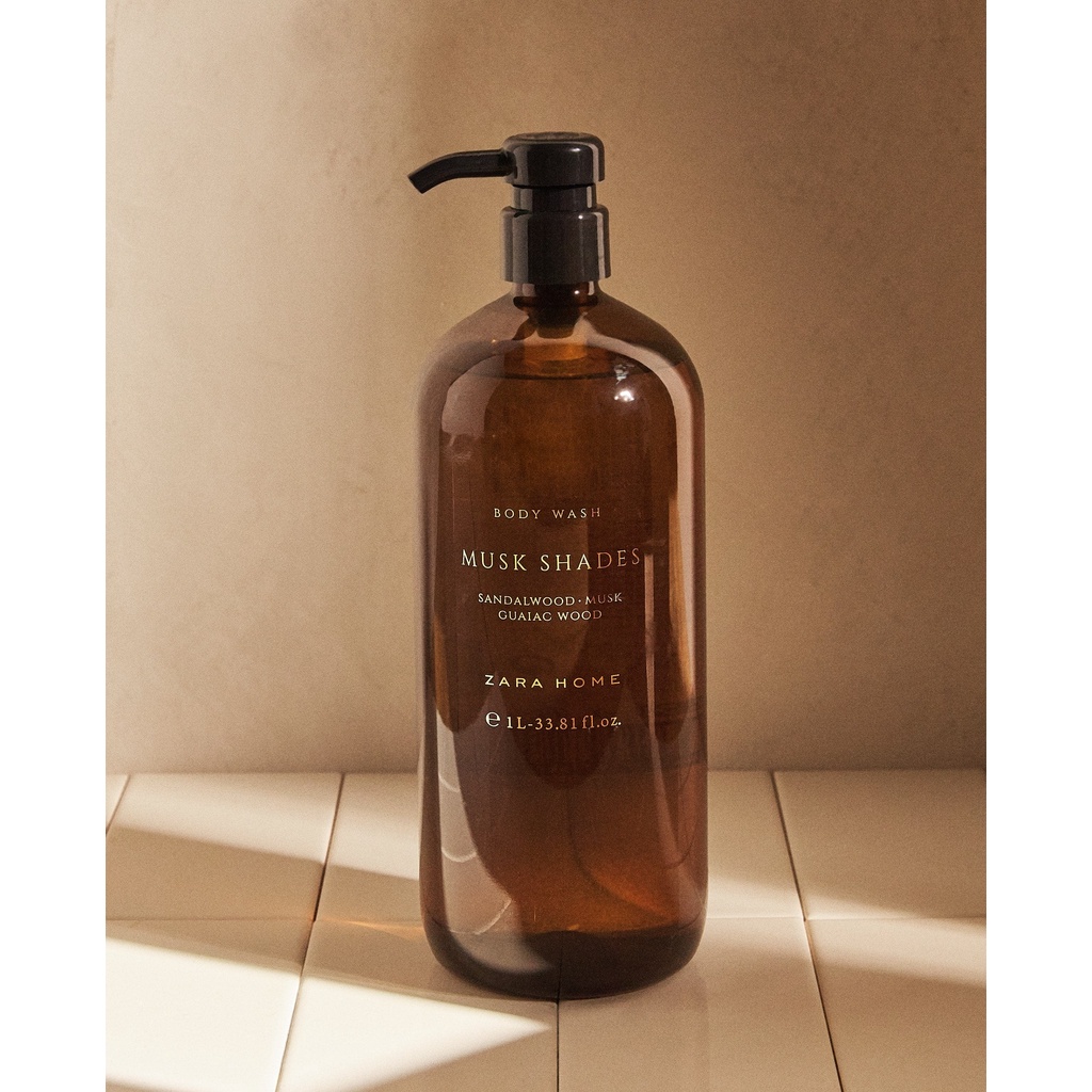 Jual Liquid Body Wash Zara Home varian Musk Shades 1L Sabun Mandi