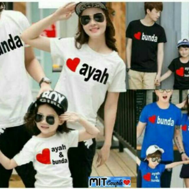 Kaos couple/kaos couple family/kaos keren/kaos pasangan/kaos murah/baju couple/baju keren