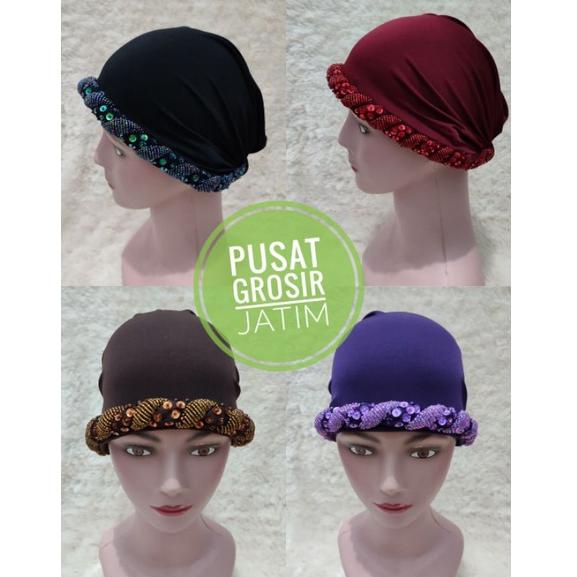 [DISCOUNT KQA87] Kerpus hijab beanies turban ciput haji nenek polos songkok kupluk fashion emak Read