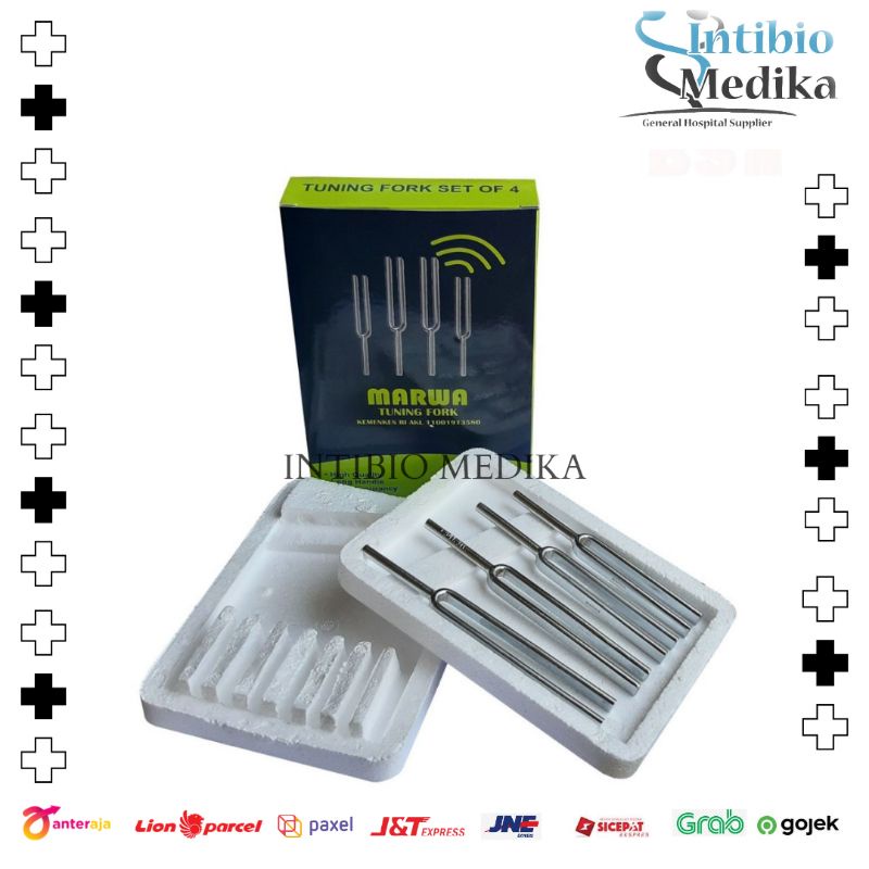 Garpu Tala Marwa set 4/MARWA Tuning Fork Set of 4 - Garpu Tala 288 HZ, 512 HZ, 426.6 HZ, 341.3 HZ