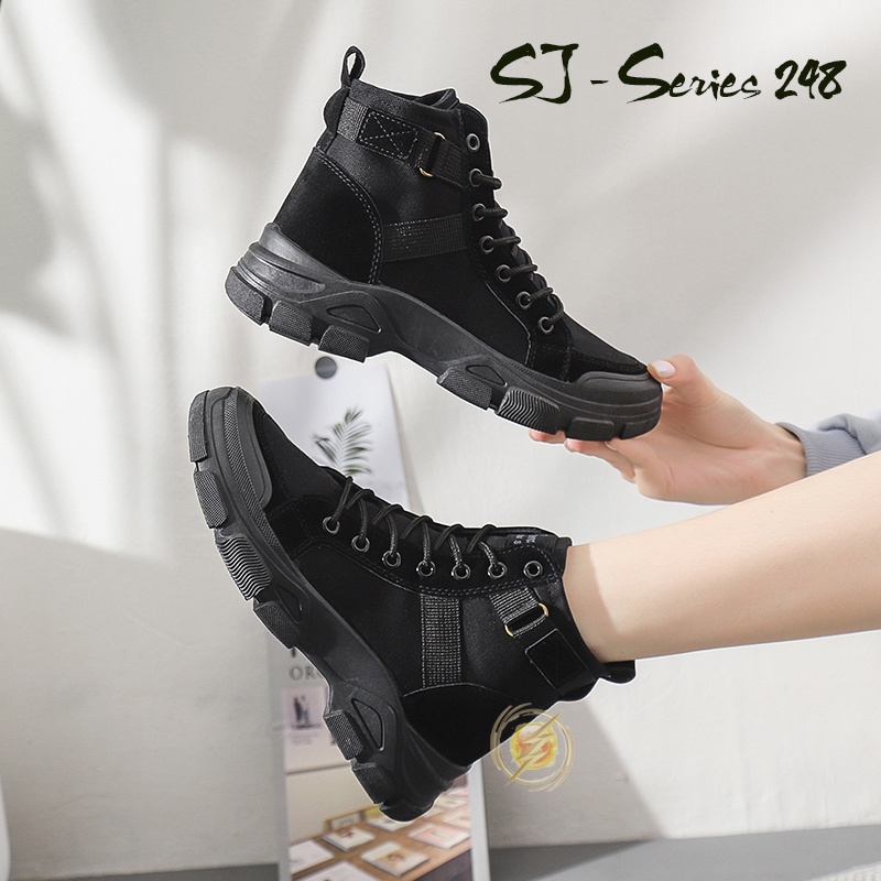 [JWALK] Sepatu Sneakers Boots Fashion Wanita Kualitas Import Premium - 248