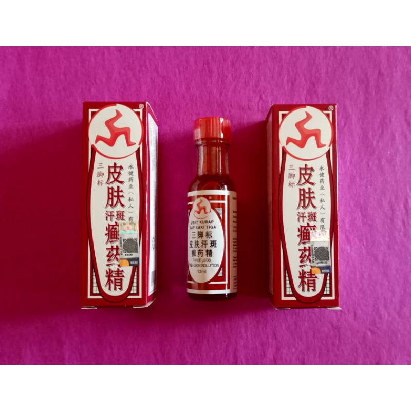 Ubat Kurap Cap Kaki tiga Import