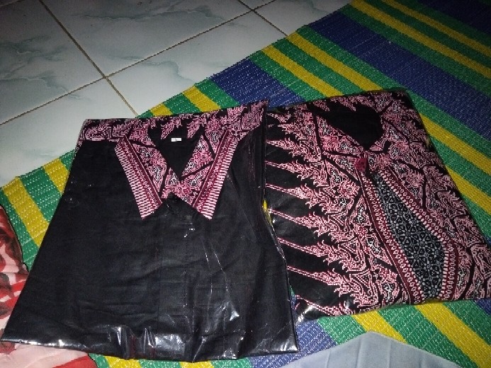 Batik Couple Keluarga Sania Ruffle Ori Ndoro Jowi Dnt Mataram