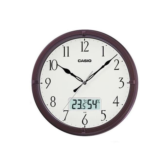 Jam Dinding Wall Clock Casio Ic-02 Ic 02 5Df Analog Digital Original