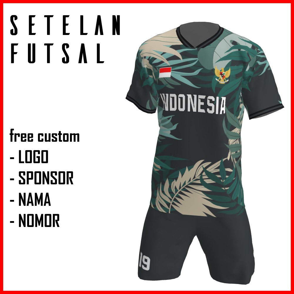 Bikin Jersey Futsal Custom Printing , Baju Kaos Jersey Setelan