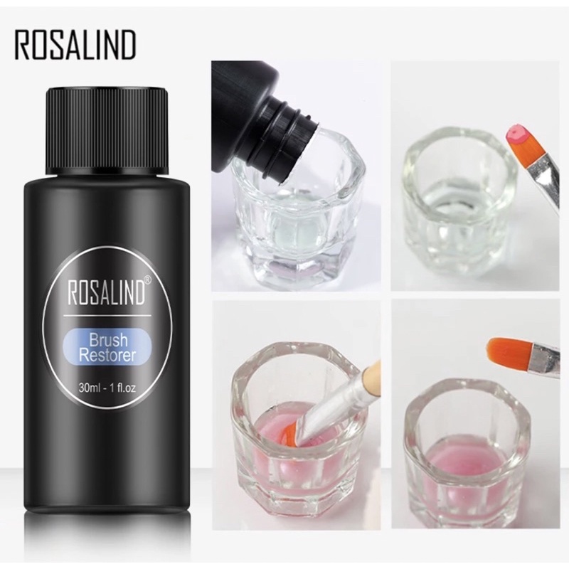 Rosalind Brush Restorer / Nail Brush Cleanser isi 30ml