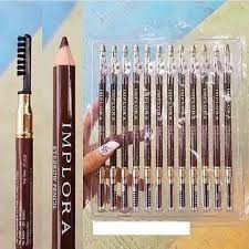 Pensil Alis Implora BROWN / COKLAT / BLACK / HITAM / Eyebrow Pencil Celak Alis warna Coklat BPOM