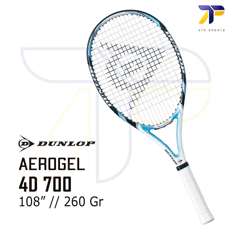 Raket Tenis Tennis Dunlop AEROGEL 4D 700 Blue  260 Gram
