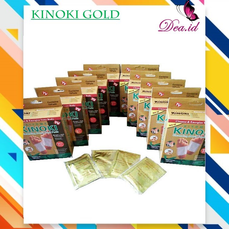 [DEASTORE] KINOKI GOLD - KOYO PENYERAP RACUN TUBUH - DETOX TUBUH DARI RACUN