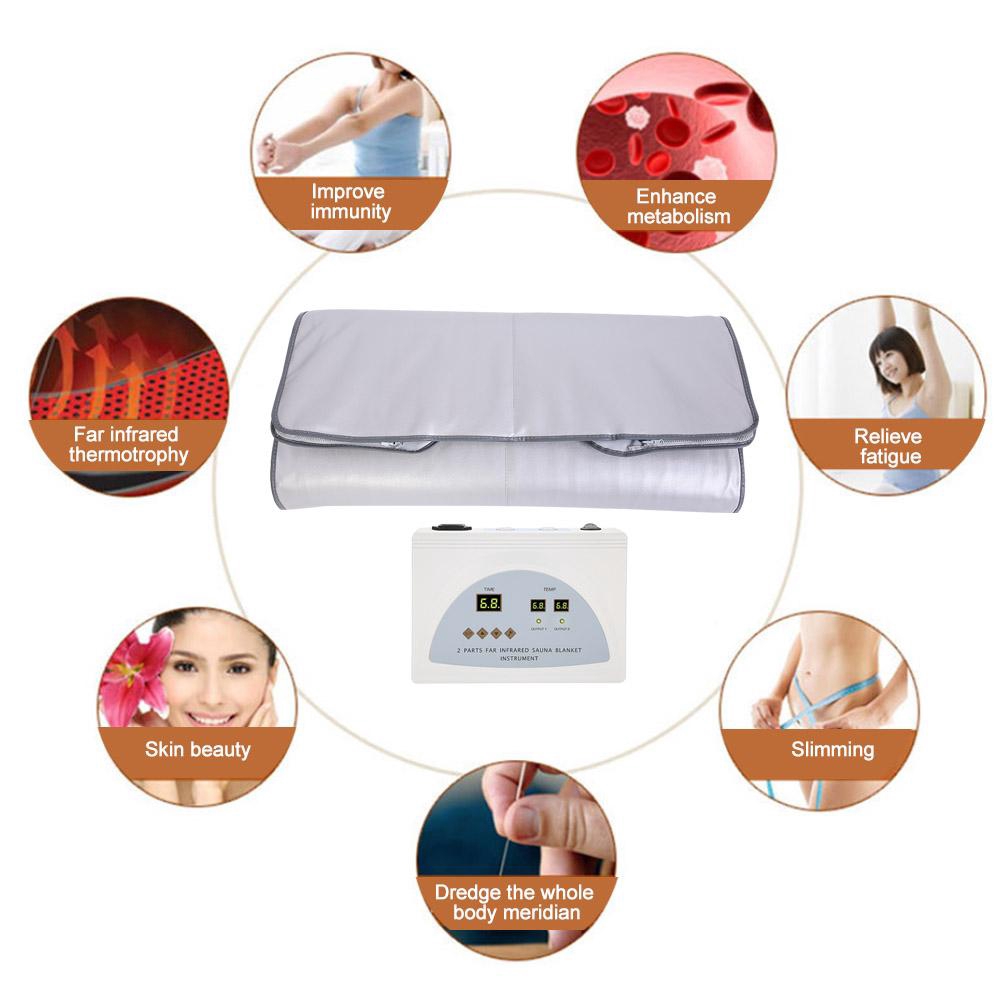 Bayar Di Tempatinfrared Sauna Heating Blanket Body Shape Slimming Machine Shopee Indonesia