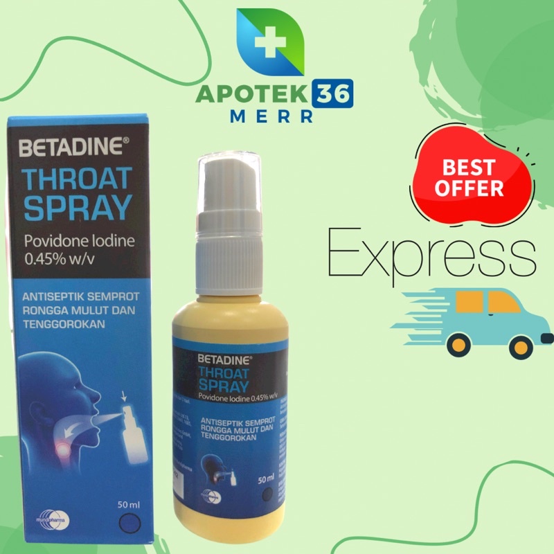 Betadine Sore Throat Spray